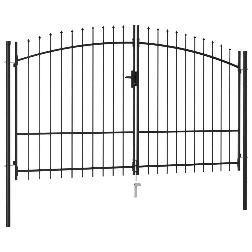 Gartentor anthrazit 3m