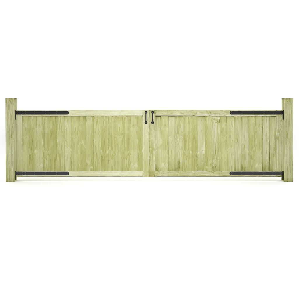 gartentor 2 flügelig holz