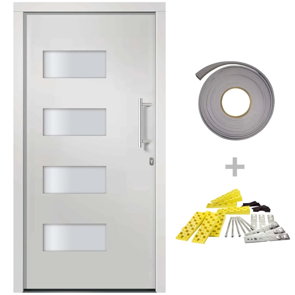 haustür pvc weiß