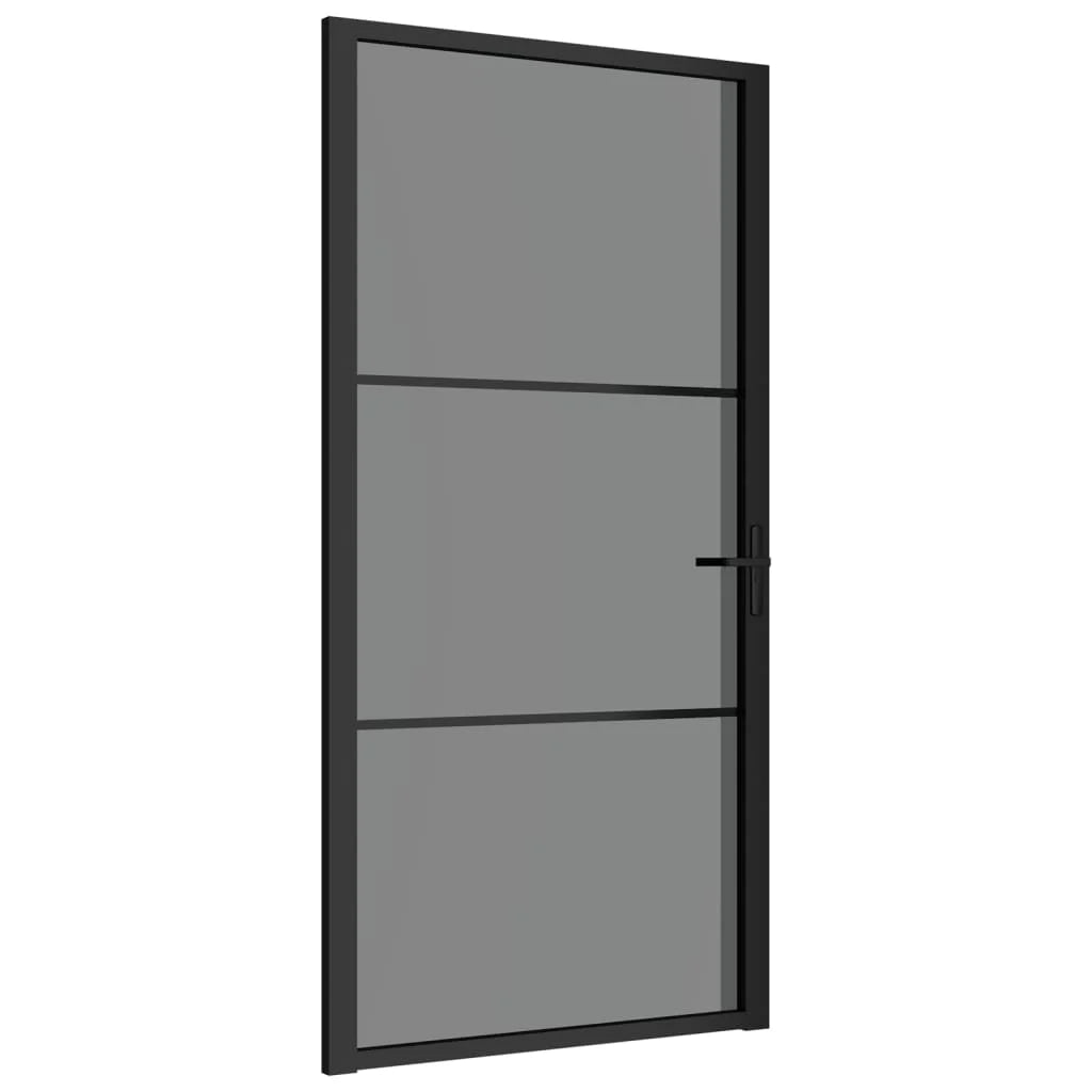 Glastür komplettset schwarz