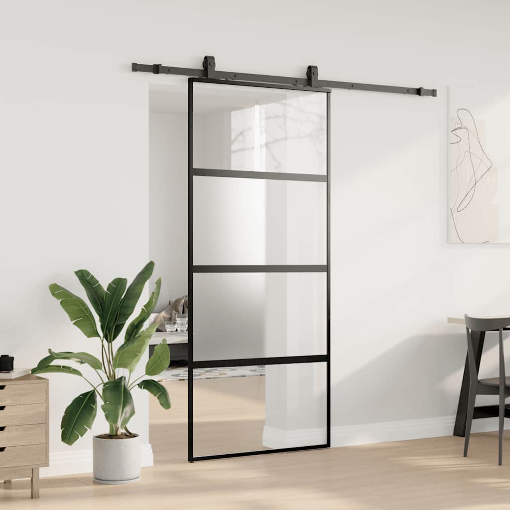 Loft schiebetür schwarz