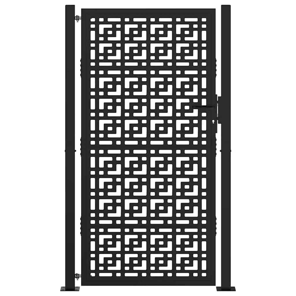 gartentor metall anthrazit 180 cm