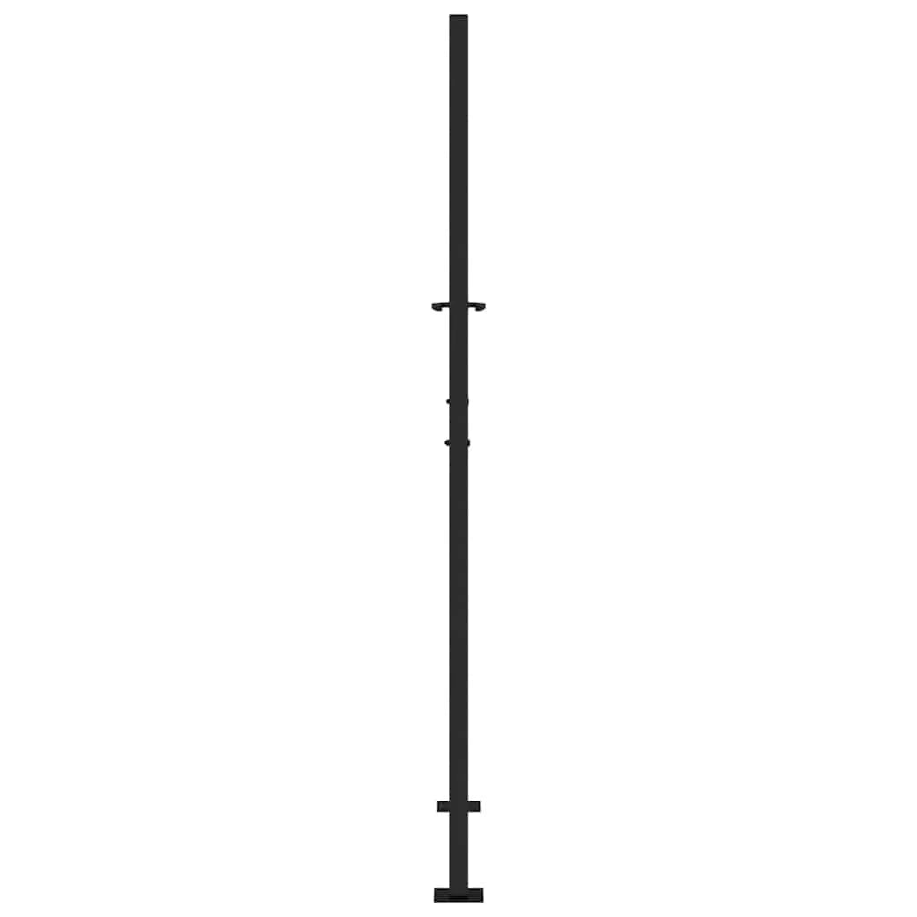 Gartentor Metall Anthrazit 180 cm Hoch