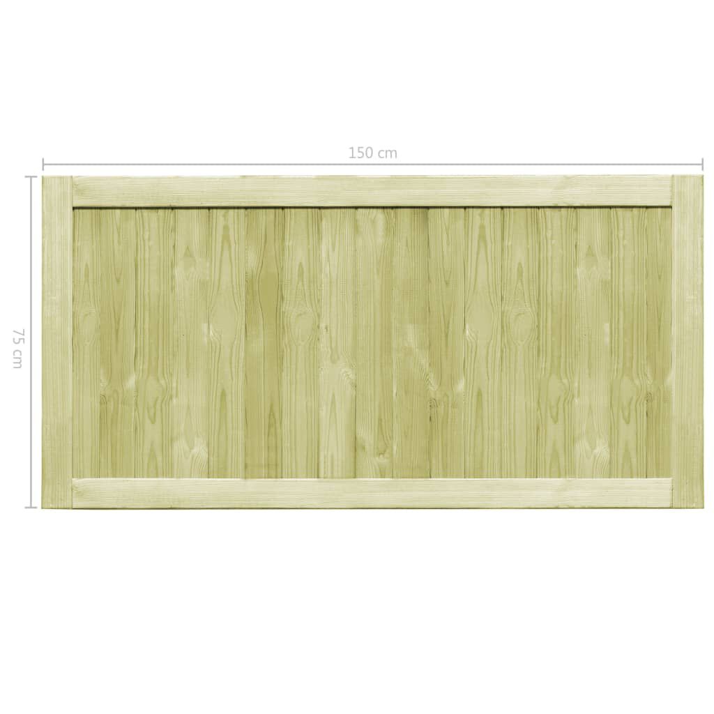 Gartentor 2 Flügelig Holz