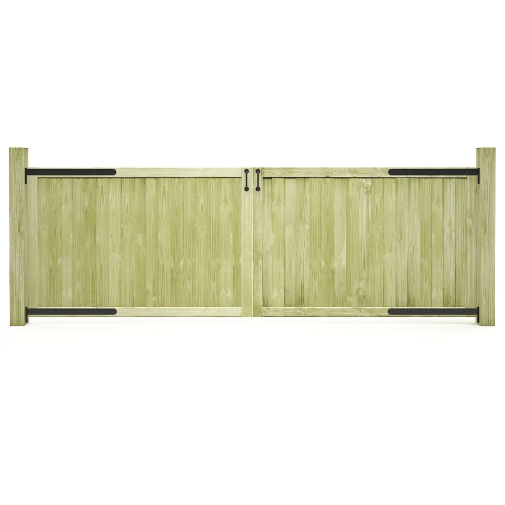 Gartentor 2 Flügelig Holz